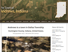 Tablet Screenshot of andrewsindiana.net